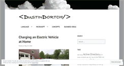 Desktop Screenshot of dustindortch.com