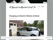 Tablet Screenshot of dustindortch.com